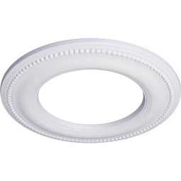 Ekena Millwork - CM13BR_P - Endurathane Bradford Classic Ceiling Medallion, 13"OD x 7 1/2"ID x 3/4"P (Fits Canopies up to 8 5/8")