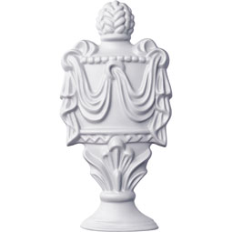 Ekena Millwork - ONL07X03X01CL - Endurathane Classic Urn Onlay, 3 1/2"W x 7 1/8"H x 5/8"P, Factory Primed