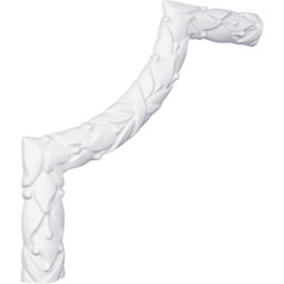 Ekena Millwork - PML07X07DU - Endurathane Dublin Panel Moulding Corner, 8 7/8"W x 7 7/8"H x 3/4"P (matches moulding PML01X01DU), Factory Primed