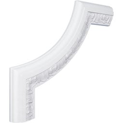 Ekena Millwork - PML10X10EM - Endurathane Emery Panel Moulding Corner, 11 5/8"W x 10 5/8"H x 3/4"P (matches moulding PML02X01EM), Factory Primed