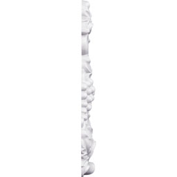 Ekena Millwork - ONL05X08X01GR - Endurathane Small grape and Leaf Onlay, 5 1/4"W x 12 1/2"H x 1"P, Factory Primed