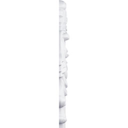 Ekena Millwork - PML07X11HI-L - Endurathane Hillsborough Panel Moulding Corner, 7"W x 11"H x 3/4"P, Left (matches moulding PML01X01HI), Factory Primed