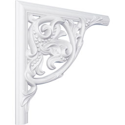 Ekena Millwork - PML11X11KP - Endurathane Kepler Panel Moulding Corner, 11"W x 11"H x 1"P (matches moulding PML01X01KP), Factory Primed