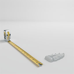 Ekena Millwork - ONL03X02X01ME - Endurathane Medway Simple Leaf Onlay, 3 7/8"W x 2"H x 5/8"P, Factory Primed