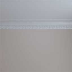 Ekena Millwork - MLD05X02X06BE - Endurathane Bedford Crown Moulding, 5 5/8"H x 2 1/4"P x 6"F x 94 1/2"L, (2 1/8" Repeat), Factory Primed