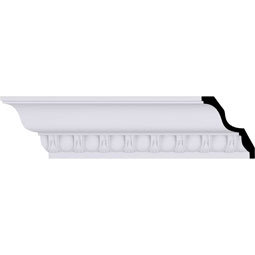 Ekena Millwork - MLD04X03X05JA - Endurathane Jackson Crown Moulding, 3 5/8"H x 3 1/4"P x 5"F x 94 1/2"L, (1 5/8" Repeat), Factory Primed