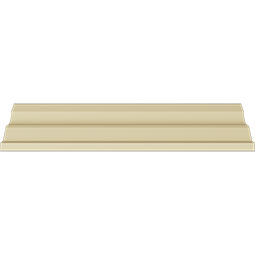 Ekena Millwork - MLD03X03X04CN - Endurathane Cornelia Crown Moulding, 3 1/2"H x 3 3/8"P x 4 3/4"F x 94 1/2"L, (3 1/4" Repeat), Factory Primed