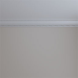 Ekena Millwork - MLD03X03X04FE - Endurathane Federal Crown Moulding, 3"H x 3 5/8"P x 4 5/8"F x 94 1/2"L, (2 3/4" Repeat), Factory Primed
