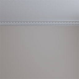 Ekena Millwork - MLD04X02X04SQ - Endurathane Sequential Crown Moulding, 2 1/8"H x 4"P x 4 1/2"F x 94 1/2"L, (1 5/8" Repeat), Factory Primed