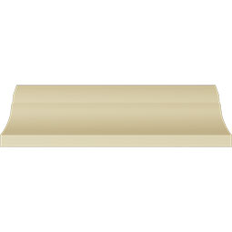 Ekena Millwork - MLD04X04X04DU - Endurathane Dublin Crown Moulding, 4 1/8"H x 4 1/4"P x 5 7/8"F x 94 1/2"L, (1 1/4" Repeat), Factory Primed