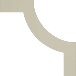 Ekena Millwork - PML05X05BR - Endurathane Bradford Smooth Panel Moulding Corner, 5 7/8"H x 5 7/8"W x (matches moulding PML01X01BR), Factory Primed