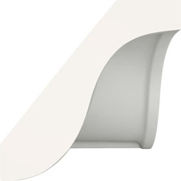 Ekena Millwork - MIC09X06 - Endurathane Traditional Inside Corner, 8 5/8"P x 5 7/8"H, Factory Primed