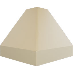 Ekena Millwork - MIC09X06 - Endurathane Traditional Inside Corner, 8 5/8"P x 5 7/8"H, Factory Primed