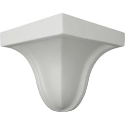 Ekena Millwork - MOC09X06 - Endurathane Traditional Outside Corner, 8 5/8"P x 5 7/8"H, Factory Primed