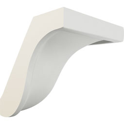 Ekena Millwork - MOC09X06 - Endurathane Traditional Outside Corner, 8 5/8"P x 5 7/8"H, Factory Primed