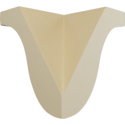 Ekena Millwork - MOC09X06 - Endurathane Traditional Outside Corner, 8 5/8"P x 5 7/8"H, Factory Primed