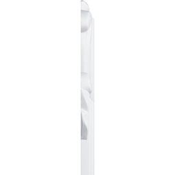 Ekena Millwork - PML06X06BR - Endurathane Bradford Wave Panel Moulding Corner, 6 1/2"H x 6 1/2"W x (matches moulding PML01X01BR), Factory Primed