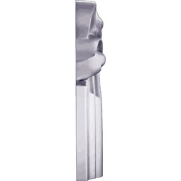 Ekena Millwork - PML04X04BR - Endurathane Bradford Leaf Panel Moulding Corner, 4 1/8"H x 4 1/8"W x (matches moulding PML01X01BR), Factory Primed