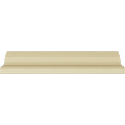 Ekena Millwork - MLD03X03X04BD - Endurathane Beaded Rope Crown Moulding, 3 1/4"H x 3 3/8"P x 4 5/8"F x 94 1/2"L, (1 1/4" Repeat), Factory Primed