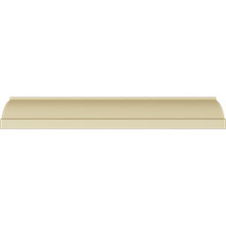 Ekena Millwork - MLD03X03X04LO - Endurathane Loera Crown Moulding, 2 7/8"H x 2 7/8"P x 3 7/8"F x 94 1/2"L, (2 5/8" Repeat), Factory Primed