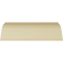Ekena Millwork - MLD06X08X10FL - Endurathane Floral Swag Crown Moulding, 6 3/8"H x 8"P x 10 3/8"F x 94 1/2"L, (9 5/8" Repeat), Factory Primed