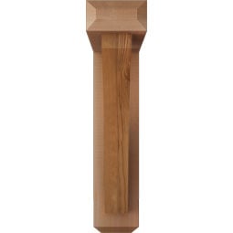 Ekena Millwork - BKTOTHR04 - Thorton Craftsman Rough Sawn Bracket w/ Offset Brace