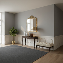 Ekena Millwork - WPKUSC - Ashford Scalloped Panel Traditional Wainscot Paneling Kit