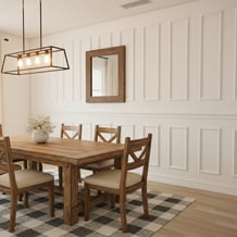 Ekena Millwork - WPKUST - Ashford Square Panel Stacked Wall Wainscot Paneling Kit