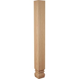 Brown Wood Products - BW01110110-1 - 3"W x 3"D x 29"H Kensington Cabinet Column