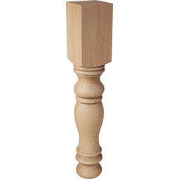 Brown Wood Products - BW01000110HM1 - English Country Cabinet Column