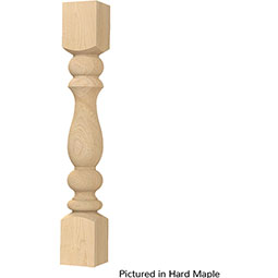 Brown Wood Products - BW01470210-1 - 5"W x 5"D x 35 1/4"H Sumter Island Column Double Square