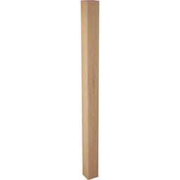 Brown Wood Products - BW01612010-1 - 2"W x 2"D x 29"H Square Column Leg