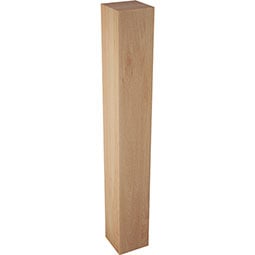Brown Wood Products - BW01614010-1 - 4"W x 4"D x 29"H Square Column Leg
