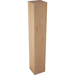 Brown Wood Products - BW01615010-1 - 5"W x 5"D x 29"H Square Column Leg