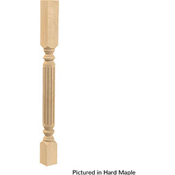 Brown Wood Products - BW01080240-1 - 2 3/4"W x 2 3/4"D x 35 1/4"H Classic Roman Fluted Cabinet Column