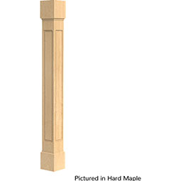 Brown Wood Products - BW01100211-1 - 3 3/4"W x 3 3/4"D x 35 1/4"H Cosmo Island Cabinet Column
