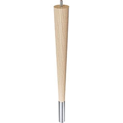 Brown Wood Products - BW01240018-6 - 1 7/8"W x 1 7/8"D x 18"H Round Tapered Leg with Ferrule