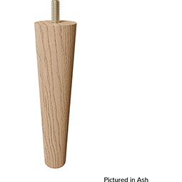 Brown Wood Products - BW01243006-8 - 1 1/2"W x 1 1/2"D x 6"H Round Tapered Leg with Semi-Glossed Finish