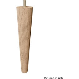 Brown Wood Products - BW01243009-8 - 1 7/8"W x 1 7/8"D x 9"H Round Tapered Leg with Semi-Glossed Finish