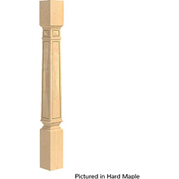 Brown Wood Products - BW01570217-1 - 3 1/2"W x 3 1/2"D x 34 1/2"H Apex Island Column