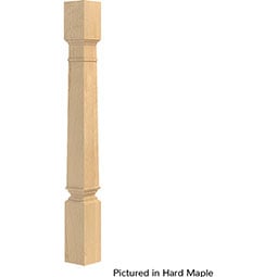 Brown Wood Products - BW01580217-1 - 3 1/2"W x 3 1/2"D x 34 1/2"H Palladian Island Column