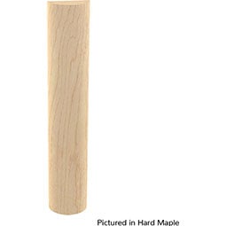 Brown Wood Products - BW01961210-2 - 92"L x 1 1/2"H x 3/4"T Series 150 Plain Half Round Moulding