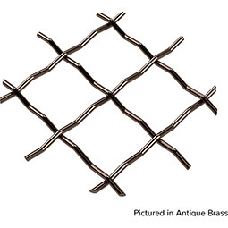 Brown Wood Products - BW013648315C-1 - Pressed Single Diamond Decorative Cabinet Grille