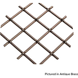 Brown Wood Products - BW013648332P-1 - Multi-Crimp Single Diamond Decorative Cabinet Grille