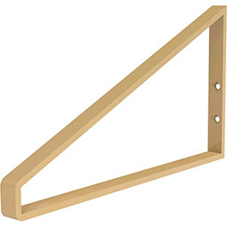 Brown Wood Products - BW01651270-1 - 3/4"W x 12 5/8"D x 6 7/8"H Mid-Century Triangle Bracket