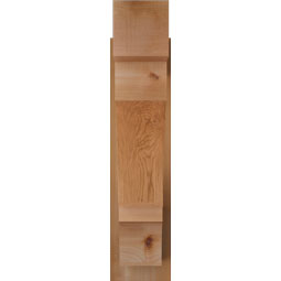 Ekena Millwork - OUTBOA05 - Balboa Block Style Rustic Timber Wood Outlooker