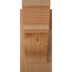Ekena Millwork - OUTFST01 - Rustic Wood Funston Traditional Style Wood Outlooker