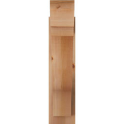 Ekena Millwork - OUTFST06 - Funston Slat Style Rustic Timber Wood Outlooker