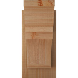Ekena Millwork - OUTIMP01 - Rustic Wood Imperial Traditional Style Wood Outlooker