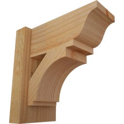 Ekena Millwork - OUTIMP01 - Rustic Wood Imperial Traditional Style Wood Outlooker
